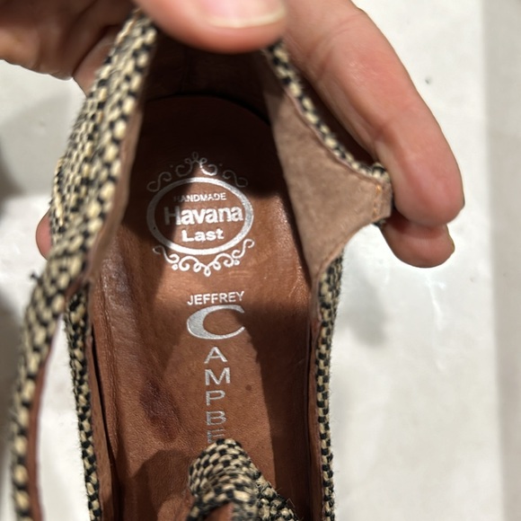 Jefferey Campbell Houndstooth pattern Foxy Platforms - Picture 2 of 5